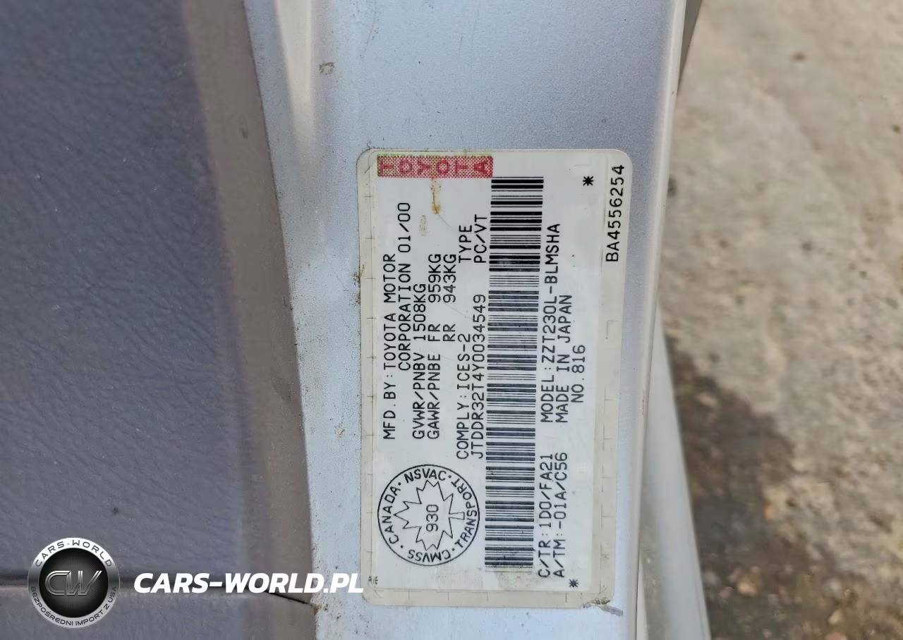 2000 Toyota Celica Gt VIN:JTDDR32T4Y0034549 - 12