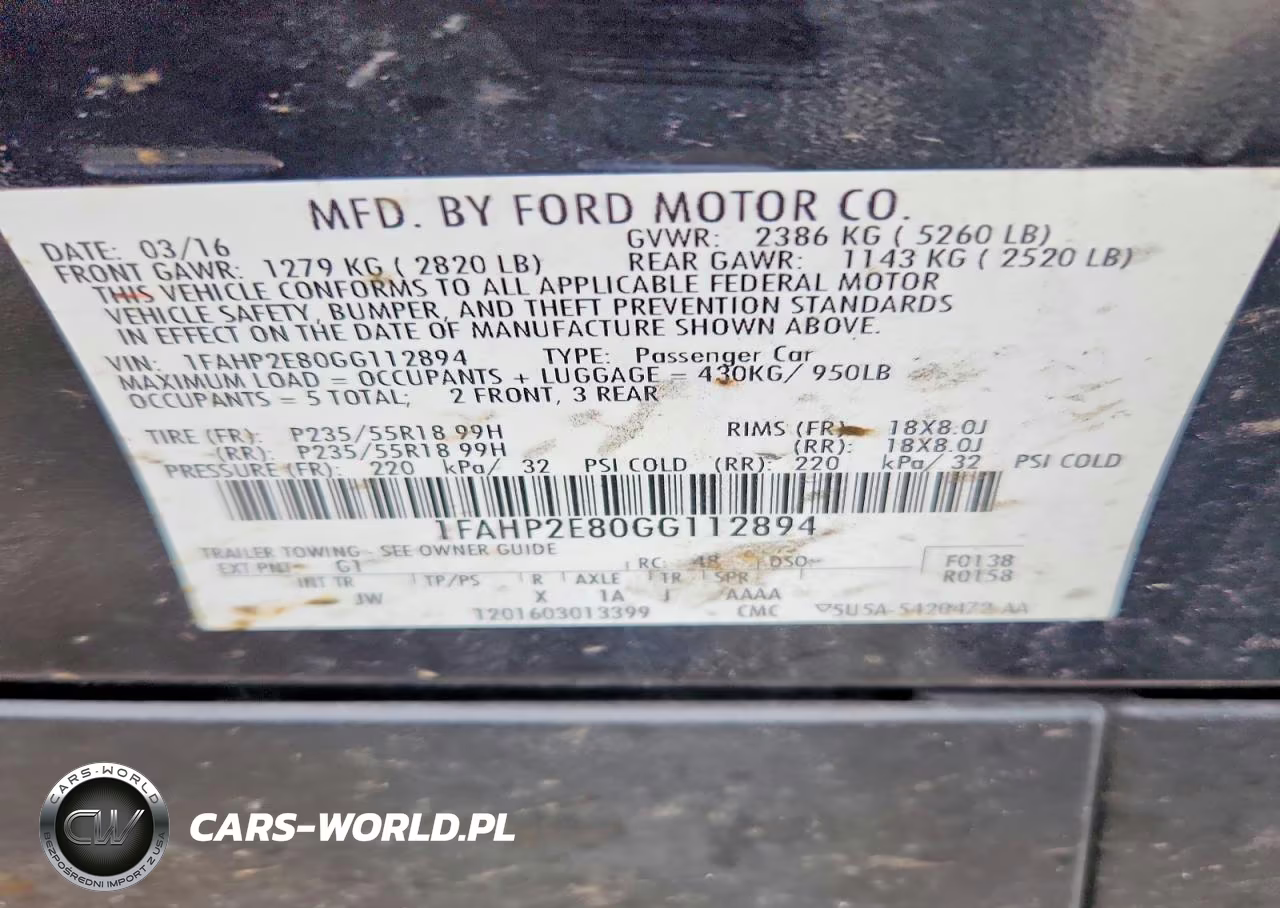 2016 Ford Taurus Sel VIN:1FAHP2E80GG112894 - 13