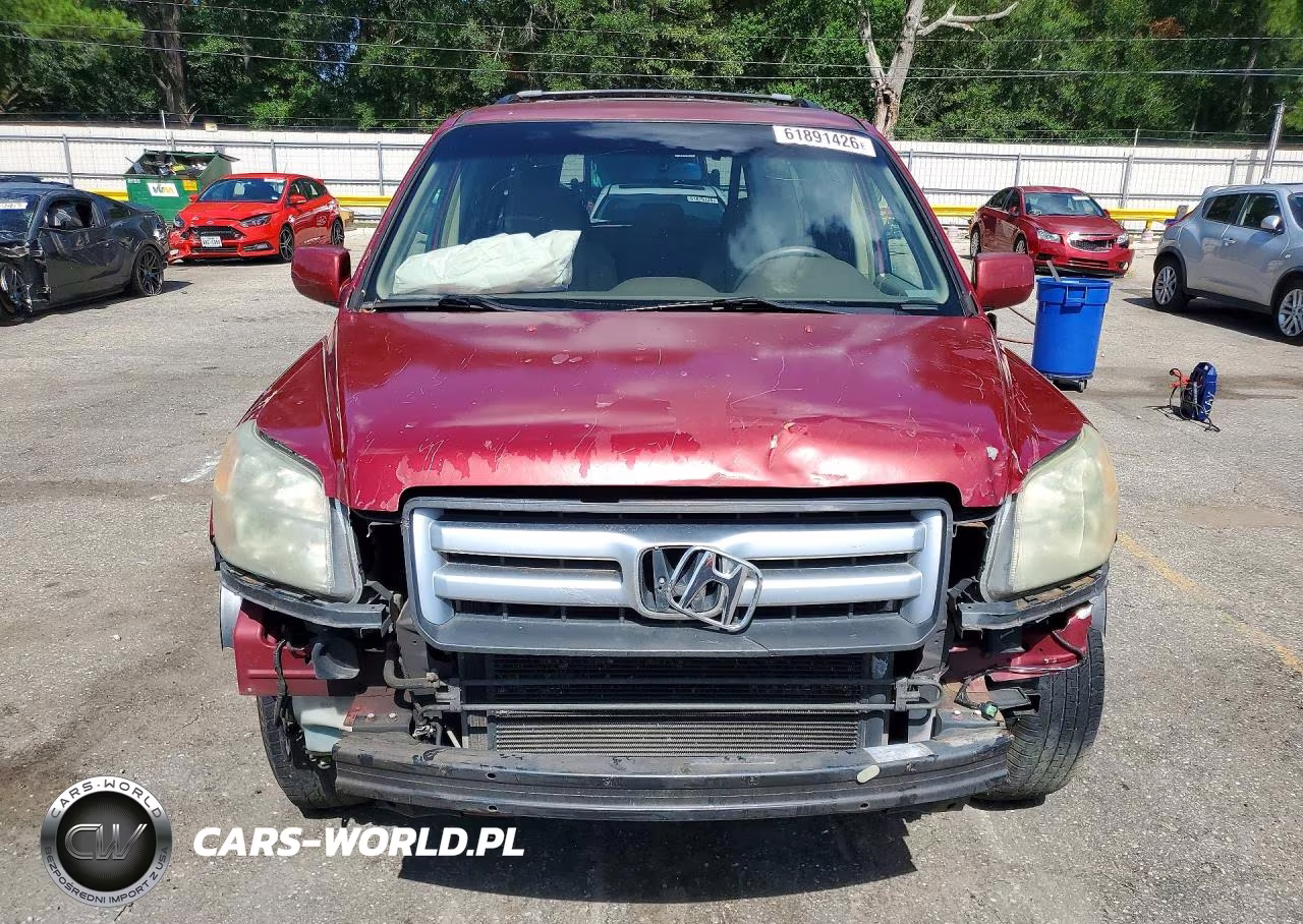 2006 Honda Pilot Ex VIN:5FNYF28416B041669 - 5