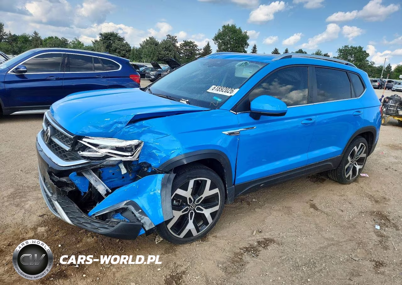 2022 Volkswagen Taos Sel VIN:3VV2X7B24NM066035 - 1
