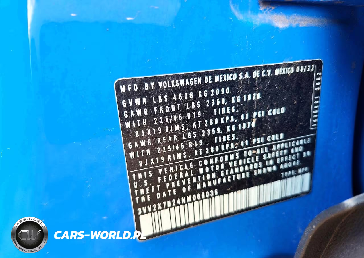 2022 Volkswagen Taos Sel VIN:3VV2X7B24NM066035 - 12