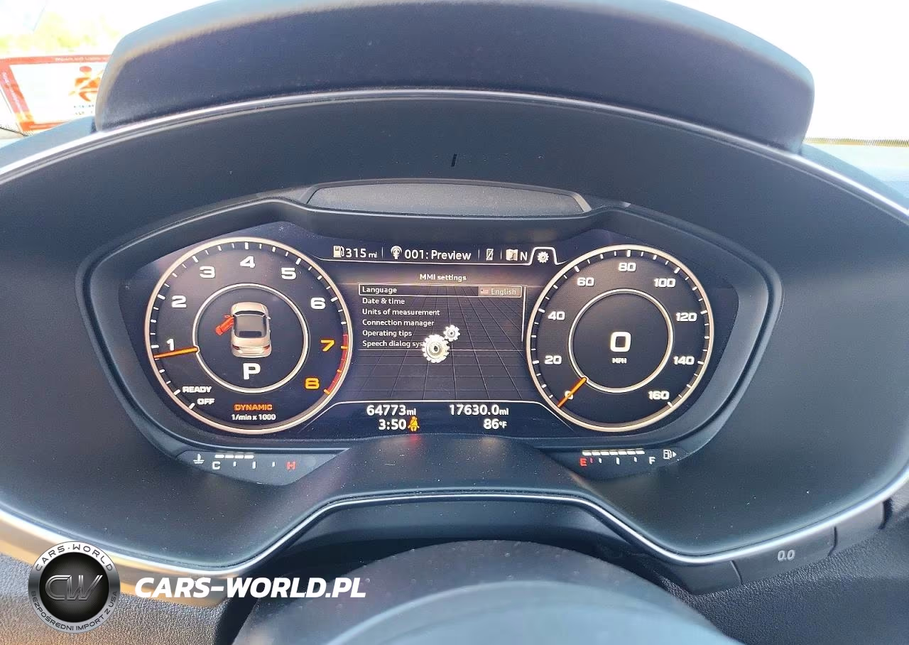 2016 Audi Tt VIN:TRUT5CFV9G1030451 - 9
