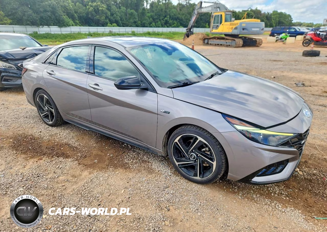 2022 Hyundai Elantra N Line VIN:KMHLR4AF7NU234550 - 4