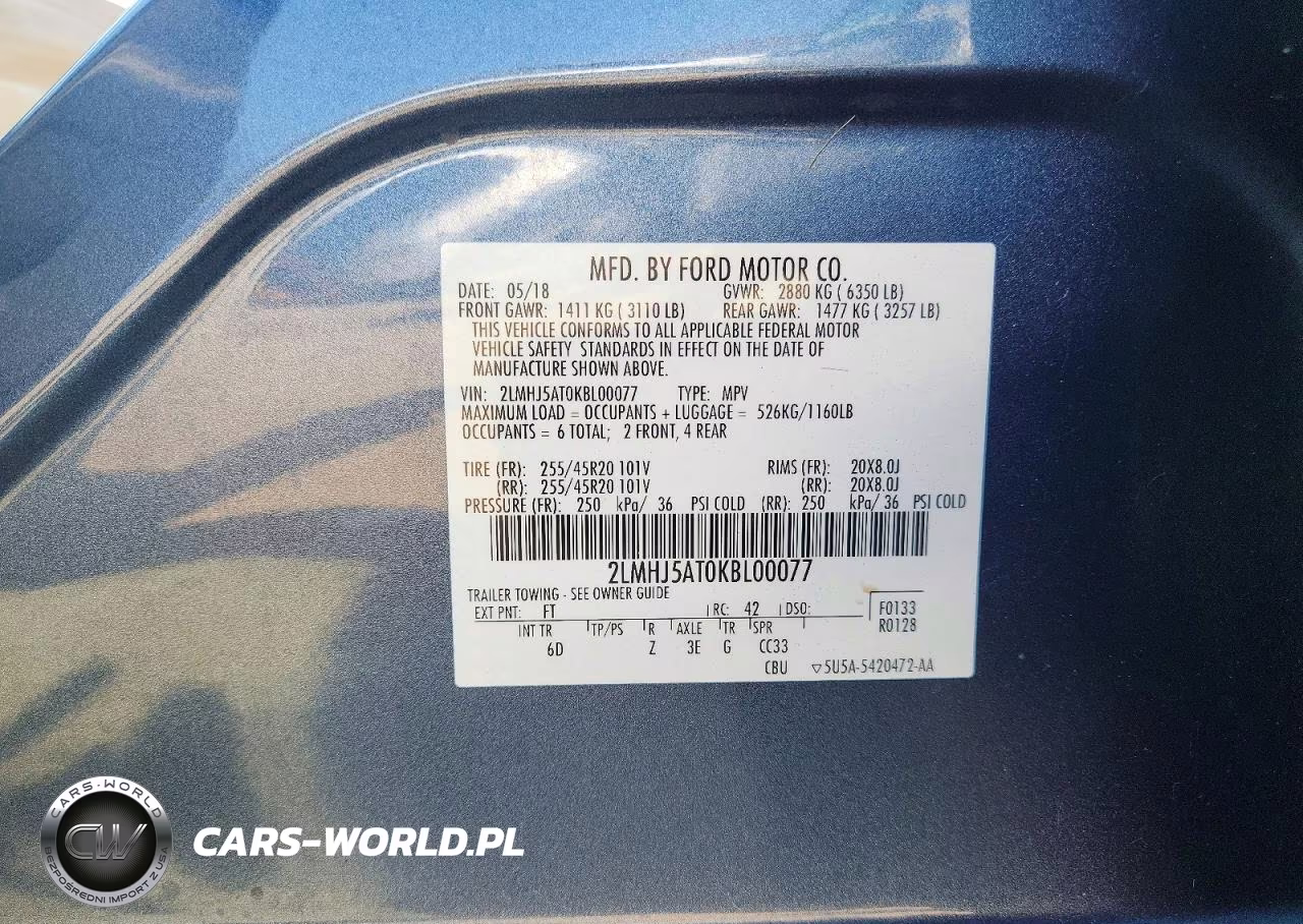2019 Lincoln Mkt VIN:2LMHJ5AT0KBL00077 - 12