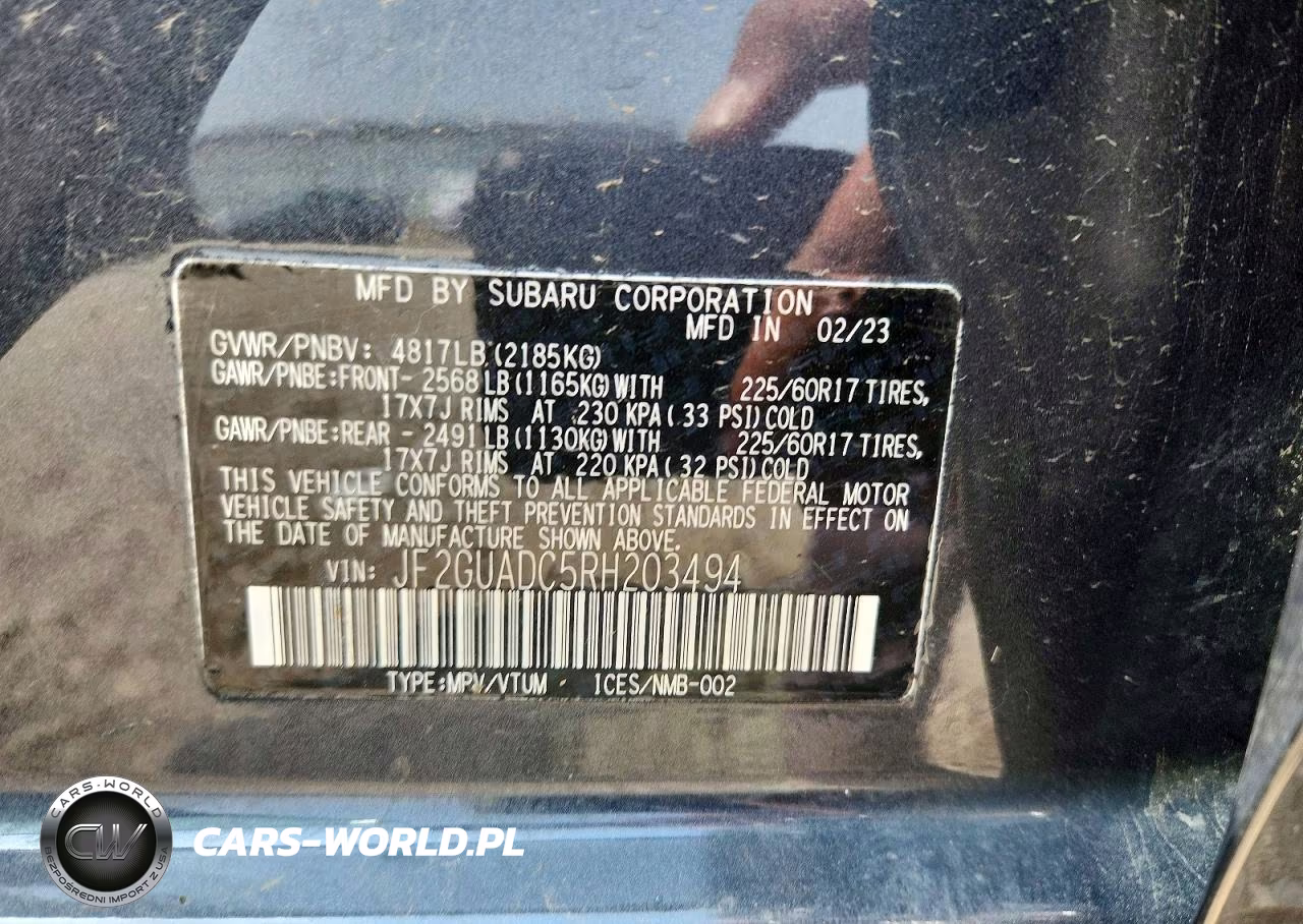 2024 Subaru Crosstrek Premium VIN:JF2GUADC5RH203494 - 13