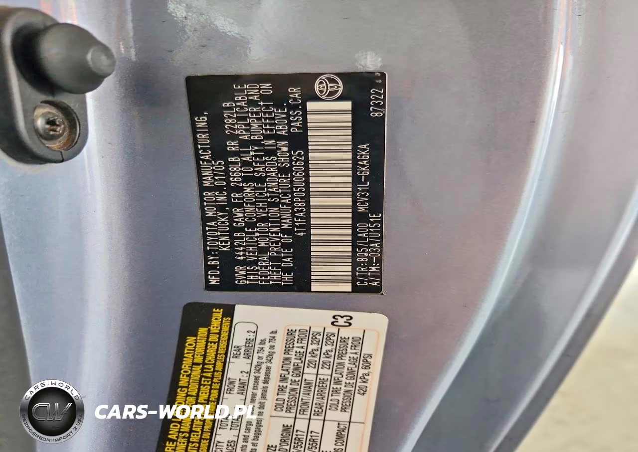 2005 Toyota Camry Solara Sle V6 VIN:4T1FA38P05U060625 - 12