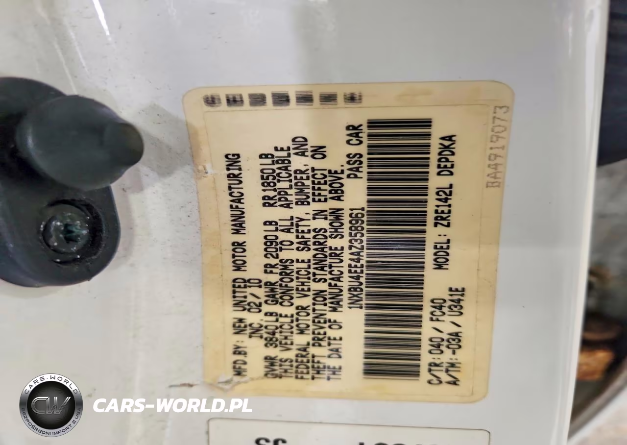 2010 Toyota Corolla Le VIN:1NXBU4EE4AZ358961 - 12