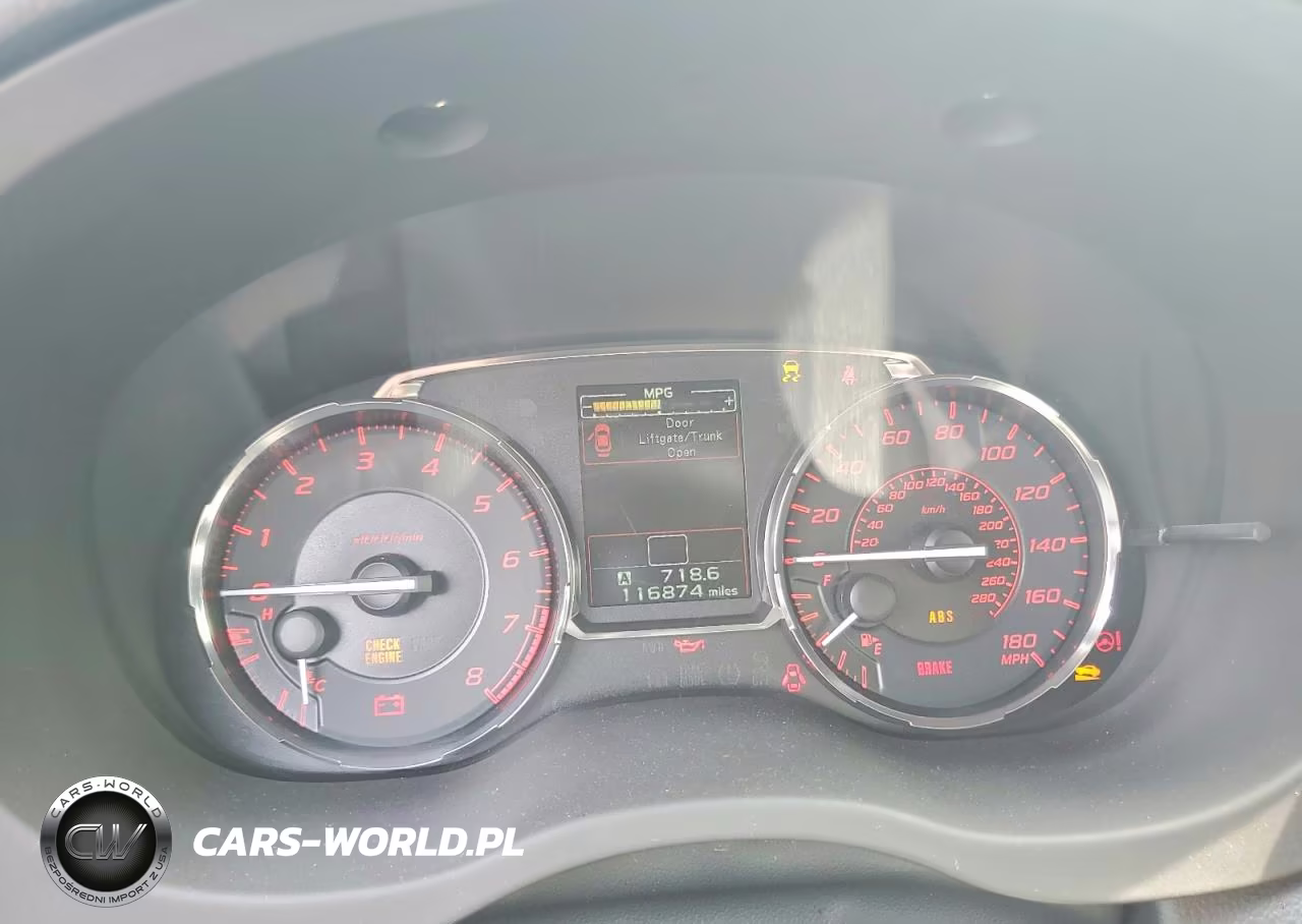 2016 Subaru Wrx VIN:JF1VA1B68G9816198 - 9