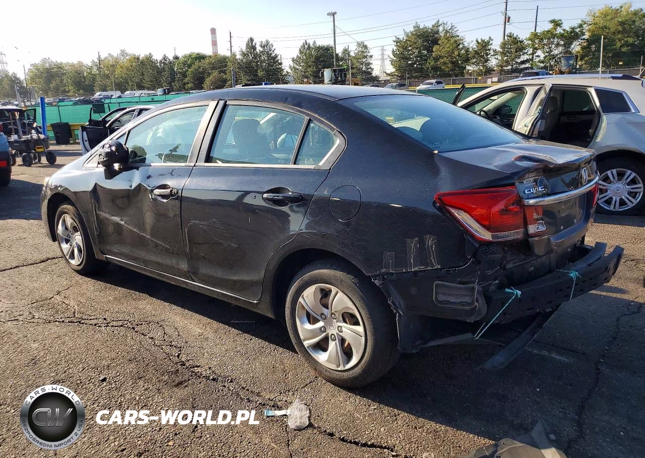 2013 Honda Civic Lx VIN:2HGFB2F50DH572157 - 2