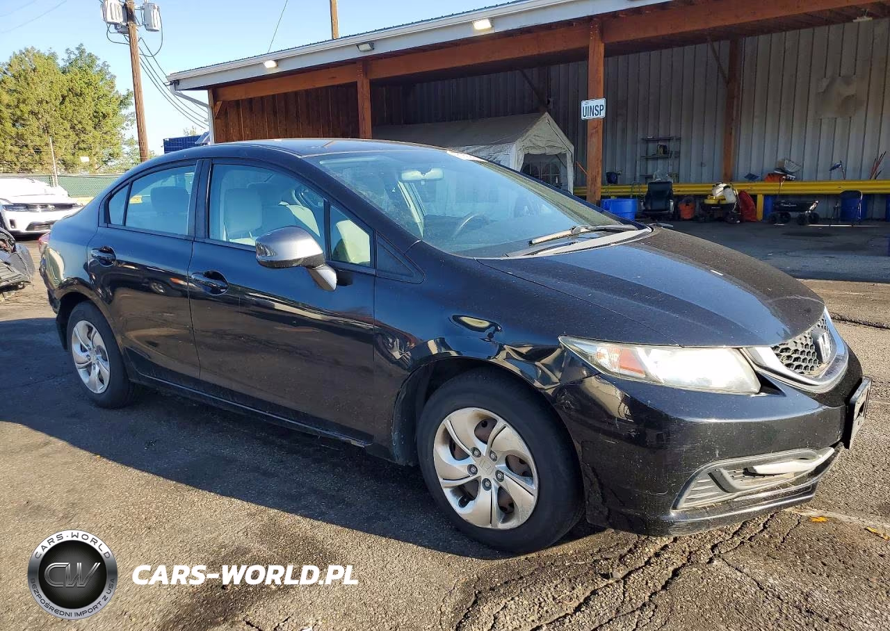 2013 Honda Civic Lx VIN:2HGFB2F50DH572157 - 4