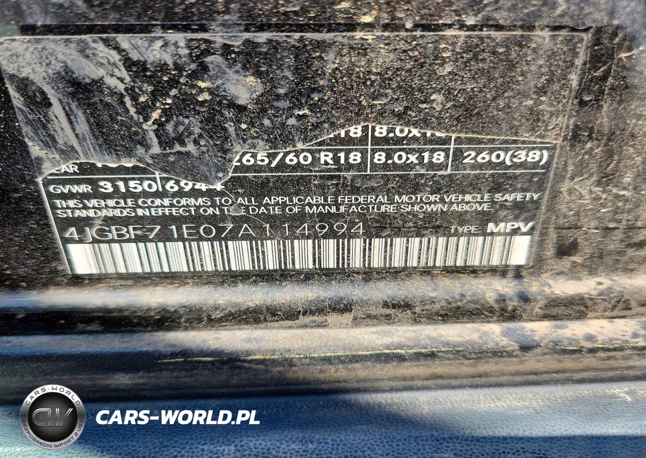 2007 Mercedes-Benz Gl-Class VIN:4JGBF71E07A114994 - 13