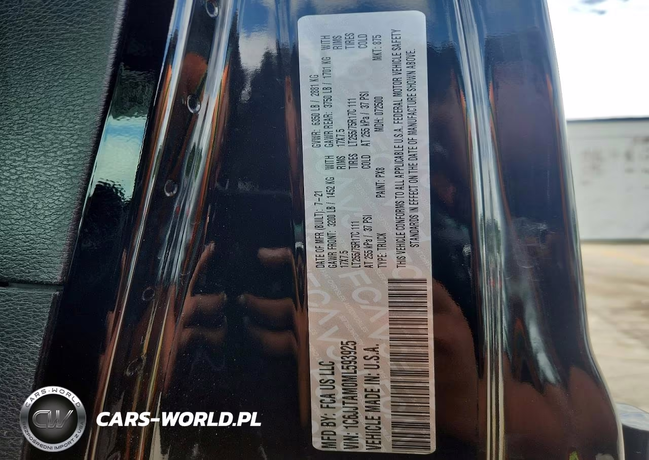 2021 Jeep Gladiator Sport VIN:1C6JJTAM0ML593925 - 12