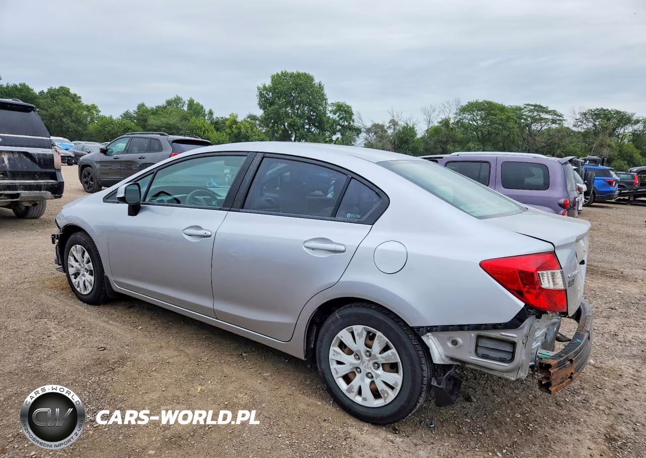 2012 Honda Civic Lx VIN:19XFB2F59CE055531 - 2