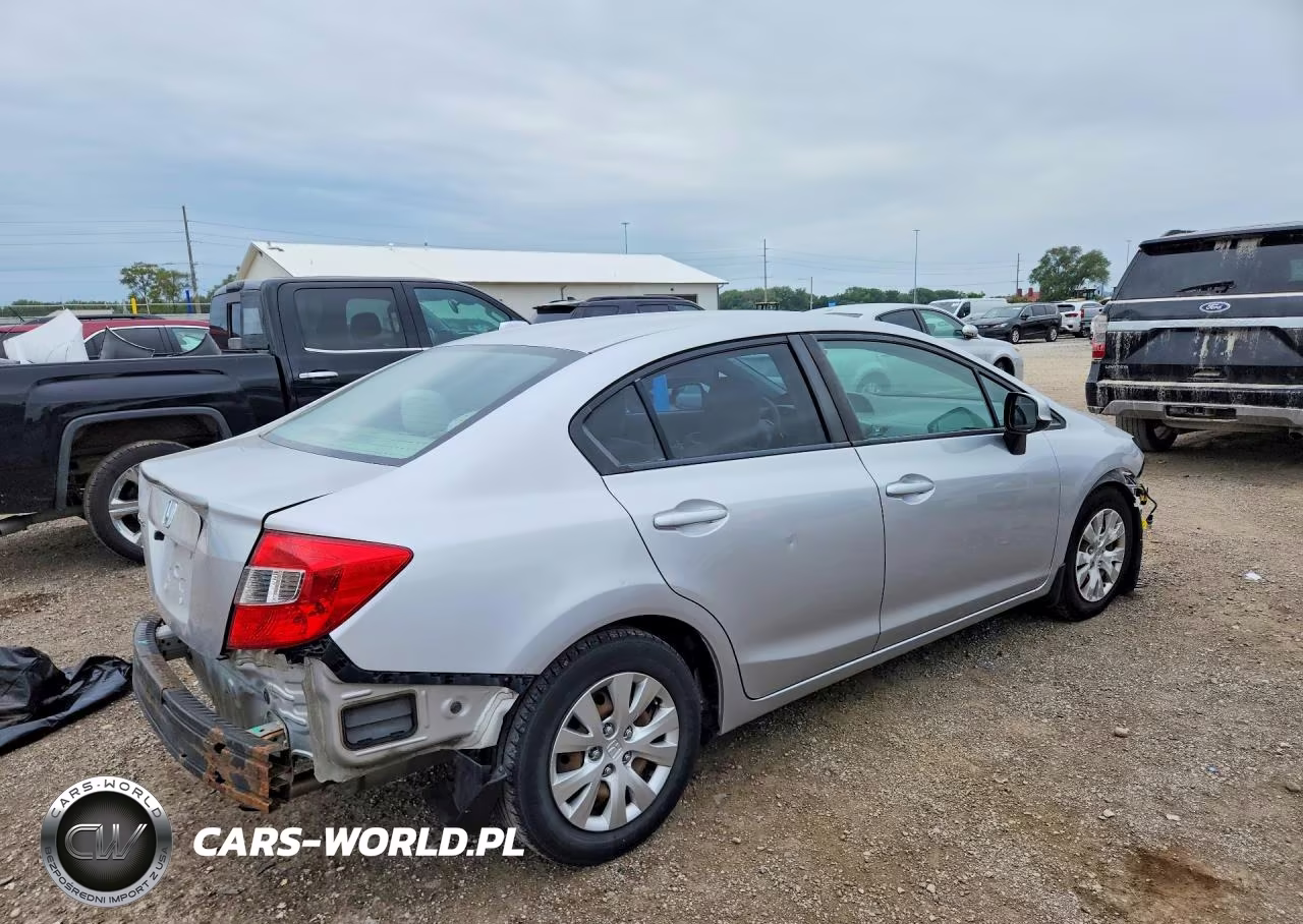 2012 Honda Civic Lx VIN:19XFB2F59CE055531 - 3