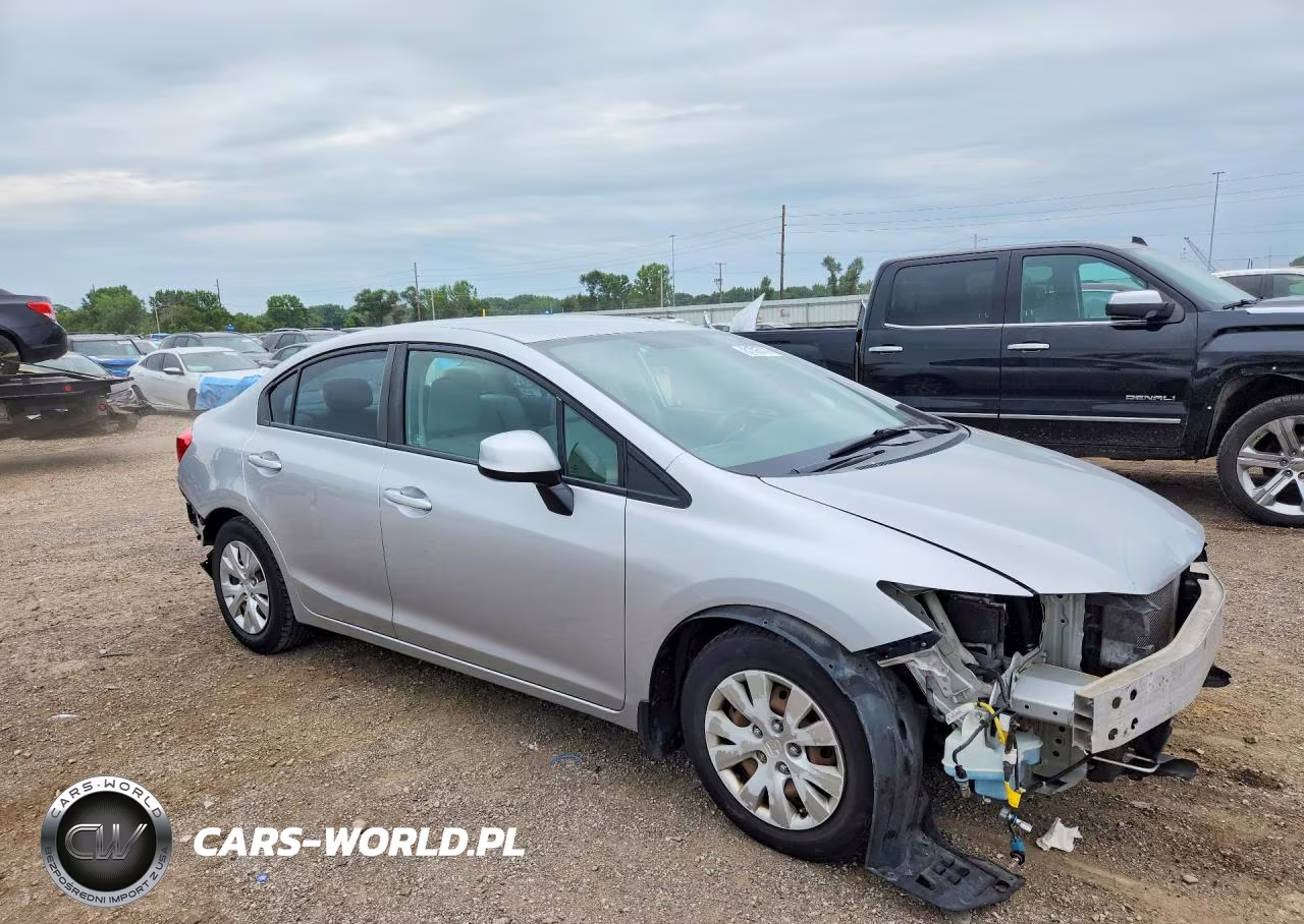 2012 Honda Civic Lx VIN:19XFB2F59CE055531 - 4