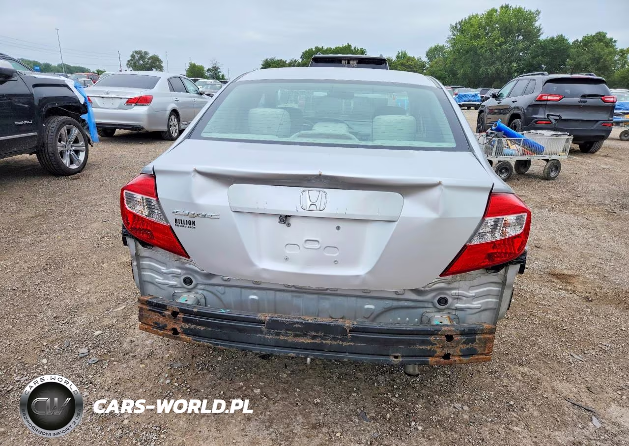 2012 Honda Civic Lx VIN:19XFB2F59CE055531 - 6