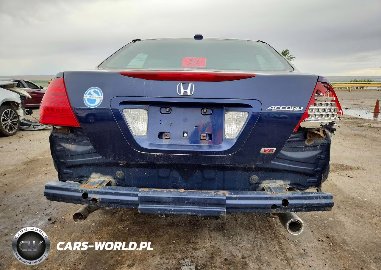 2007 Honda Accord Ex VIN:1HGCM665X7A063989 - 6