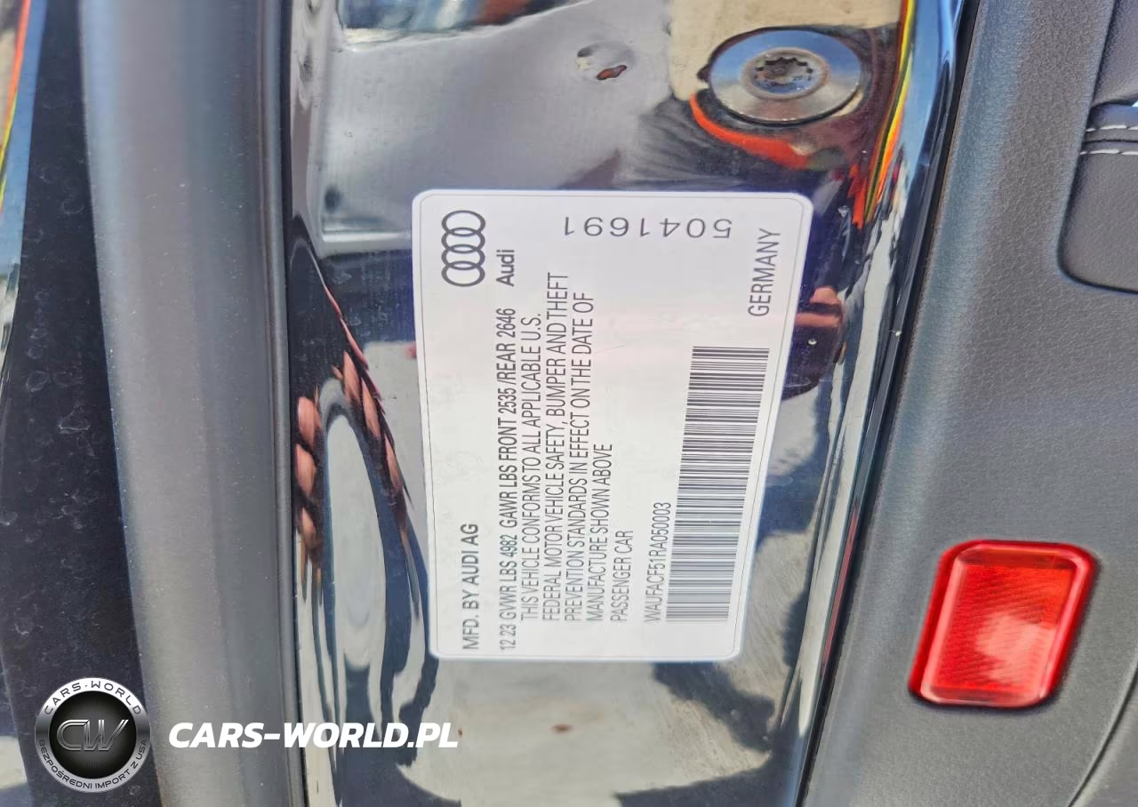 2024 Audi A5 Premium Plus 45 VIN:WAUFACF51RA050003 - 13