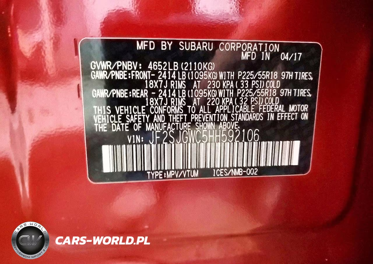 2017 Subaru Forester 2.0Xt Touring VIN:JF2SJGWC5HH592106 - 13