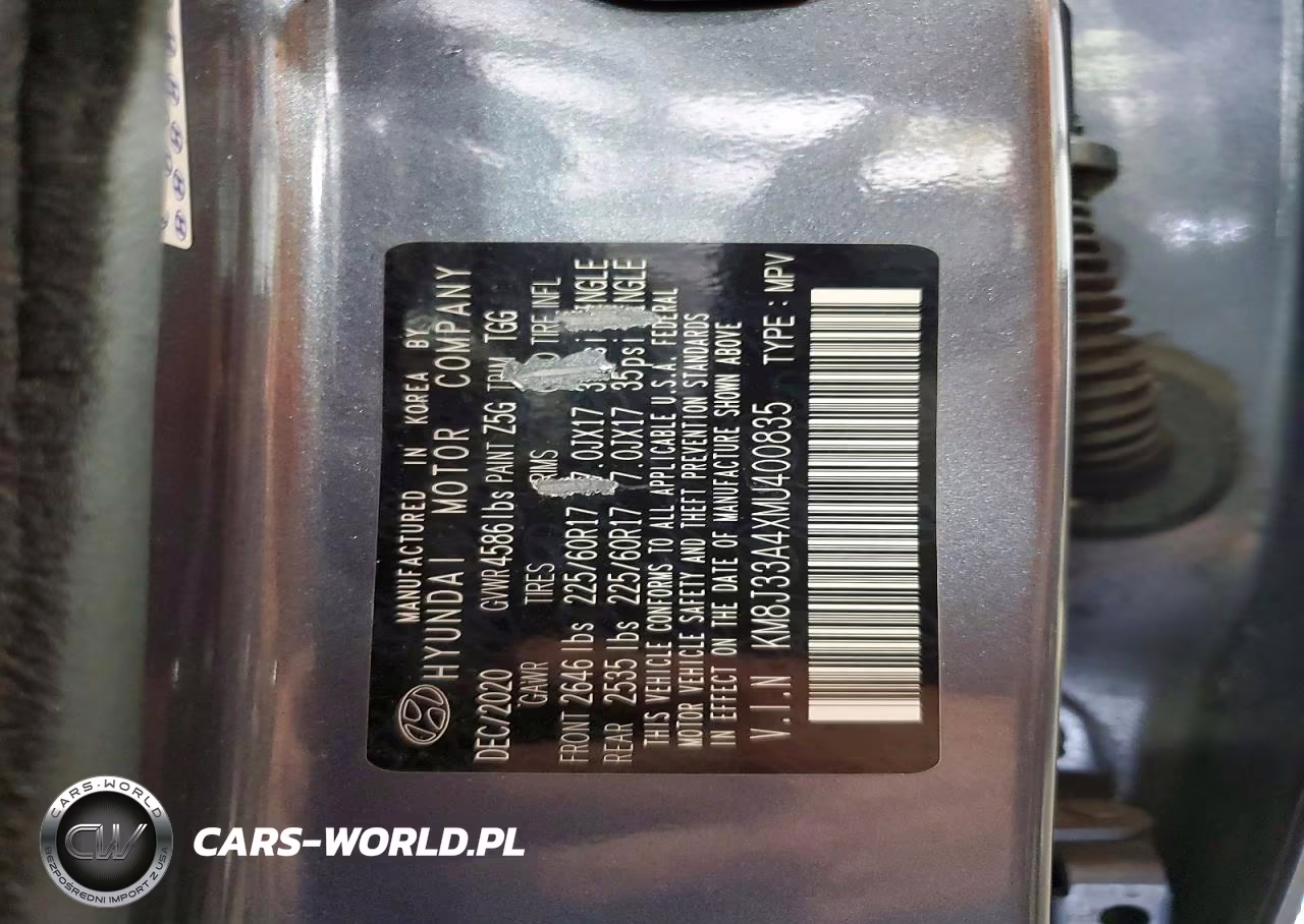 2021 Hyundai Tucson Value VIN:KM8J33A4XMU400835 - 13