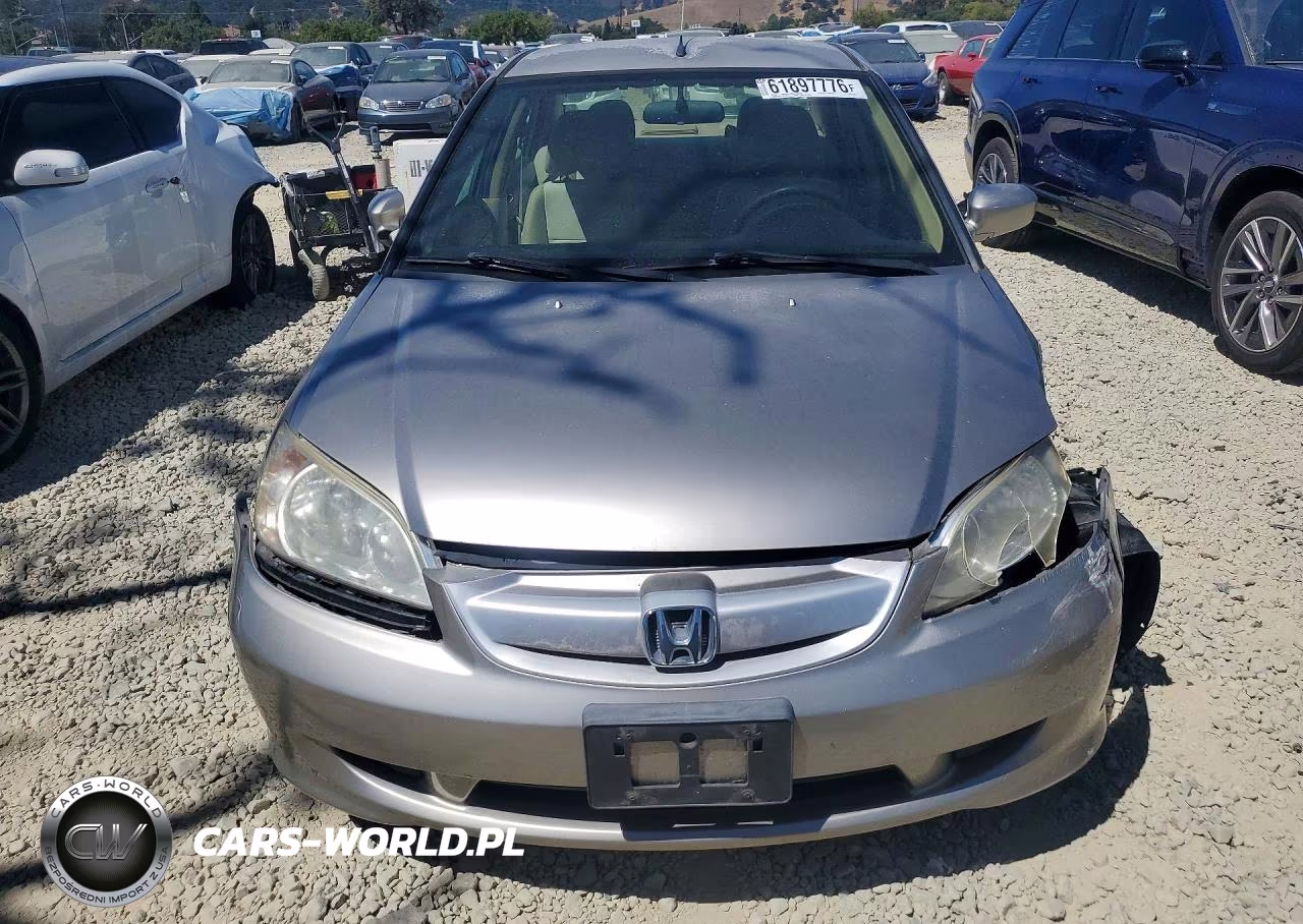 2005 Honda Civic Hybrid VIN:JHMES96645S014865 - 5