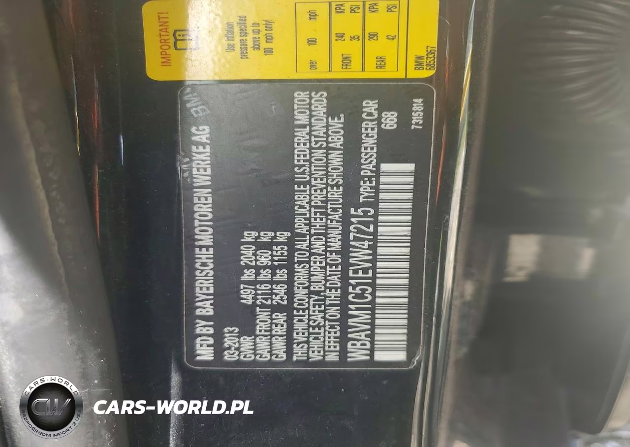 2014 BMW X1 Sdrive28I VIN:WBAVM1C51EVW47215 - 13