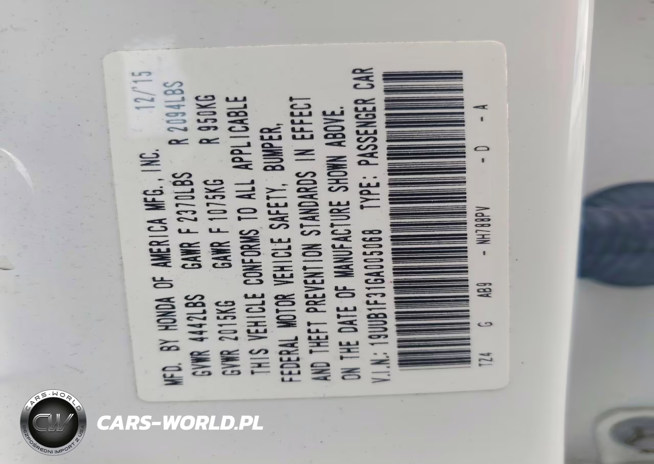 2016 Acura Tlx VIN:19UUB1F31GA005068 - 12