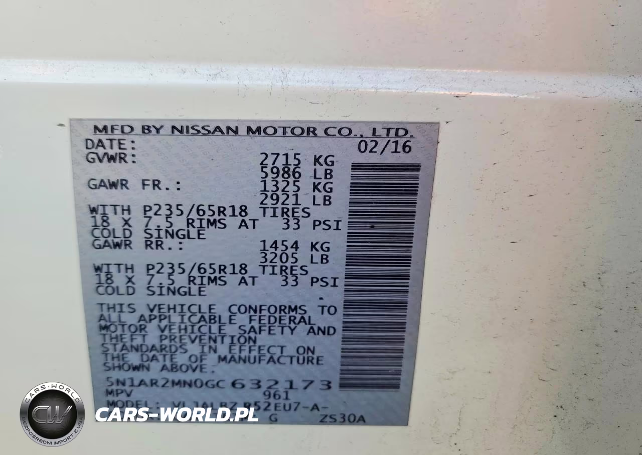 2016 Nissan Pathfinder S VIN:5N1AR2MN0GC632173 - 13