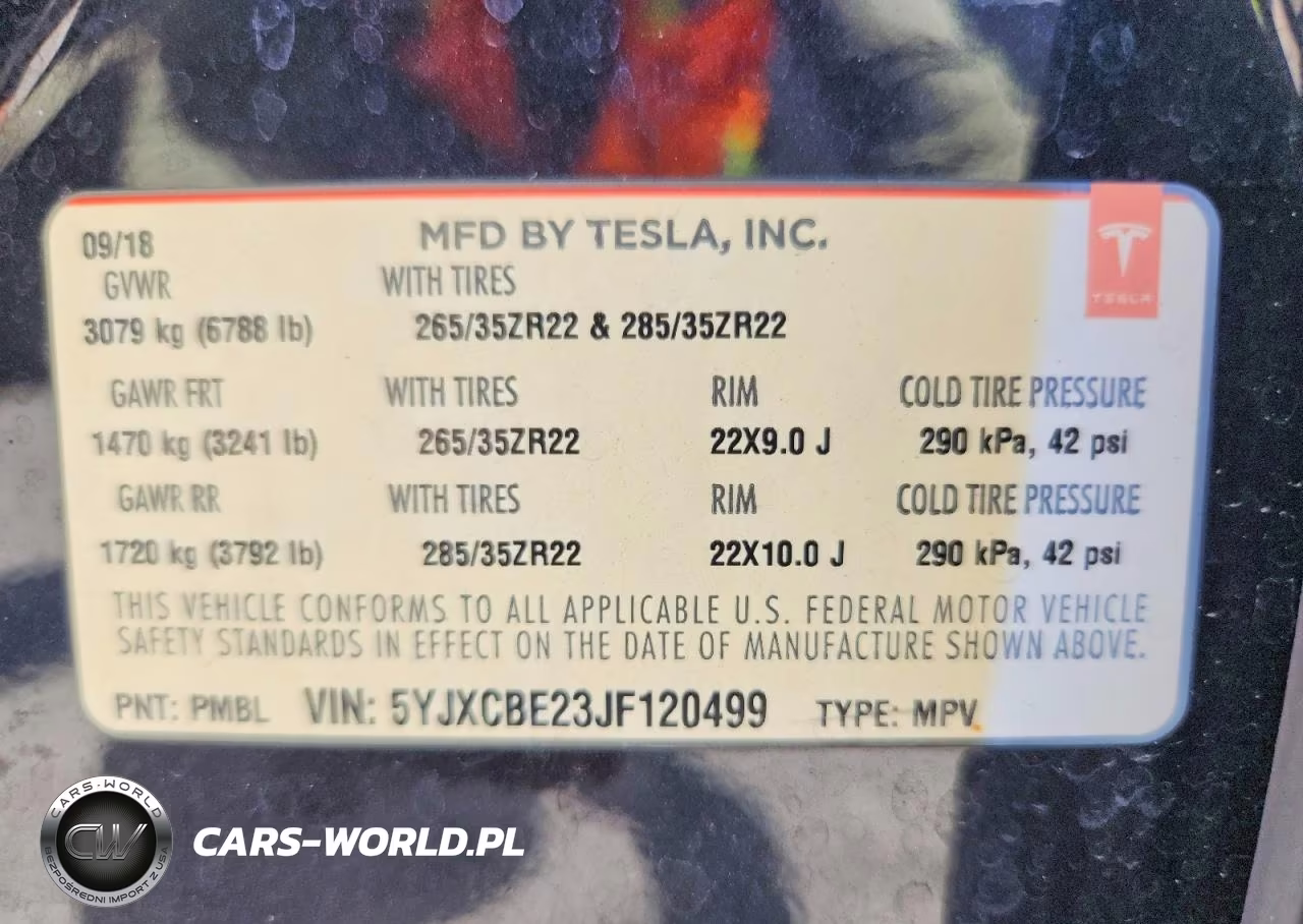 2018 Tesla Model X VIN:5YJXCBE23JF120499 - 12