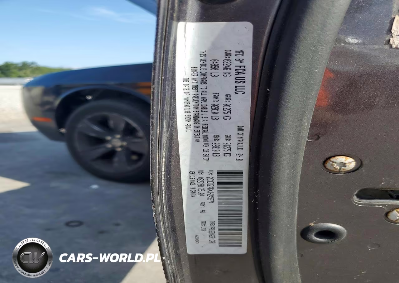 2018 Dodge Challenger Sxt VIN:2C3CDZAGXJH245374 - 12