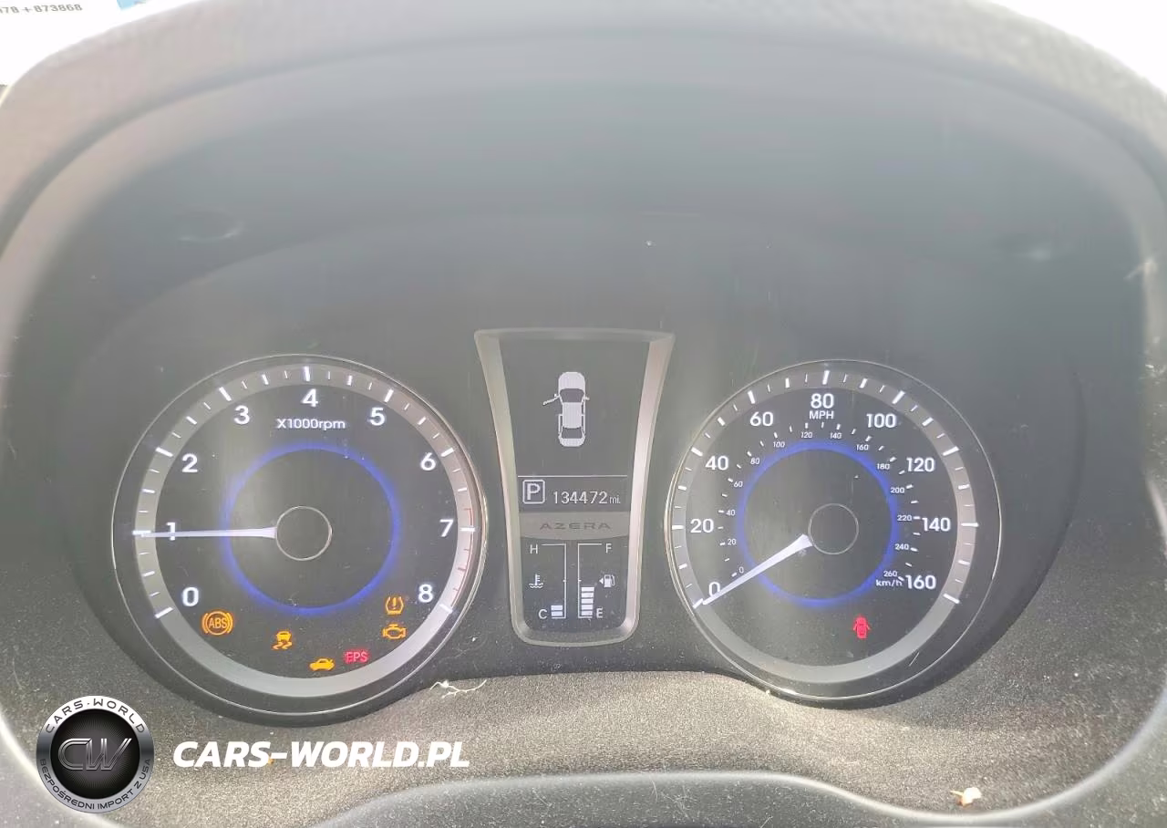 2013 Hyundai Azera Base VIN:KMHFG4JG3DA217398 - 9
