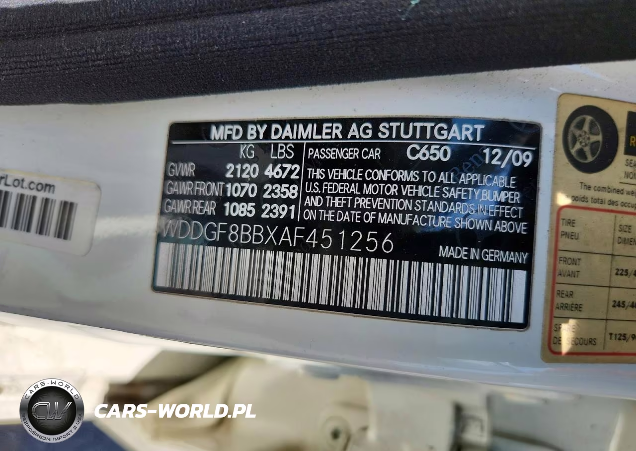 2010 Mercedes-Benz C 300 4Matic VIN:WDDGF8BBXAF451256 - 12