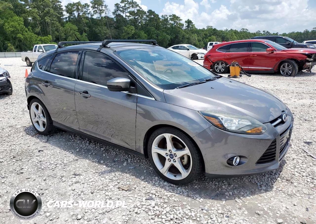 2014 Ford Focus Titanium VIN:1FADP3N2XEL357867 - 4