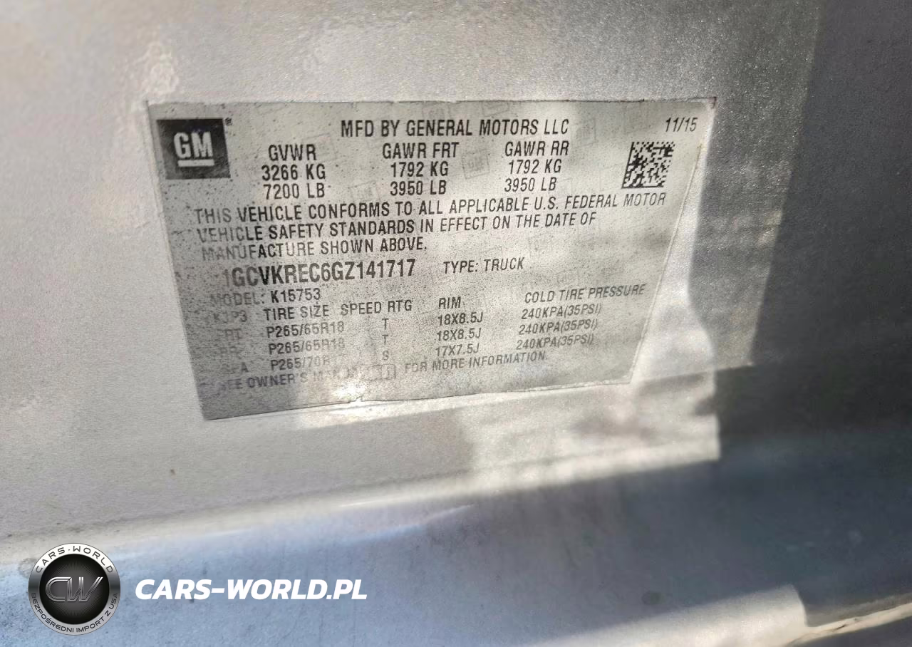 2016 Chevrolet Silverado K1500 Lt VIN:1GCVKREC6GZ141717 - 13