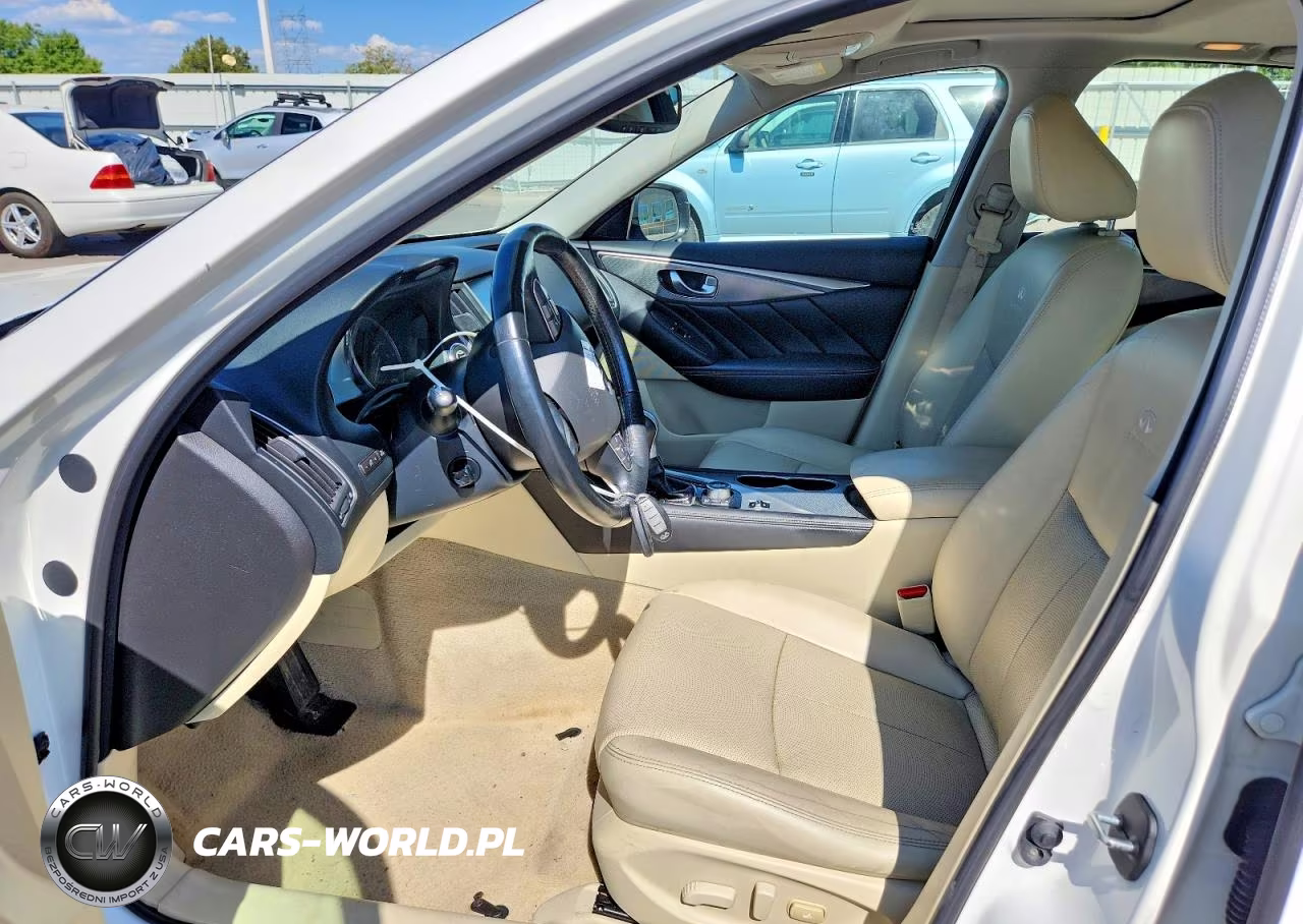 2014 Infiniti Q50 Hybrid Premium VIN:JN1AV7AR5EM702345 - 7
