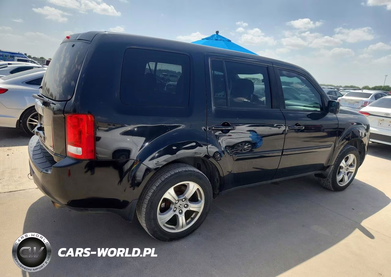2013 Honda Pilot Ex VIN:5FNYF4H41DB026226 - 3