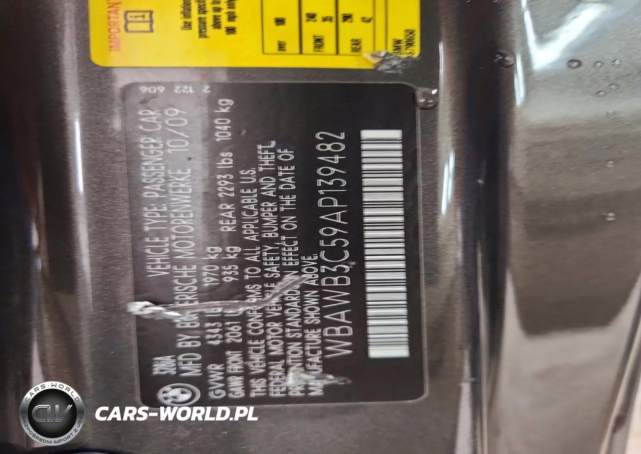 2010 BMW 328 I VIN:WBAWB3C59AP139482 - 12