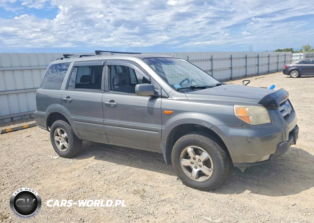 2007 Honda Pilot Ex VIN:2HKYF18407H533901 - 4