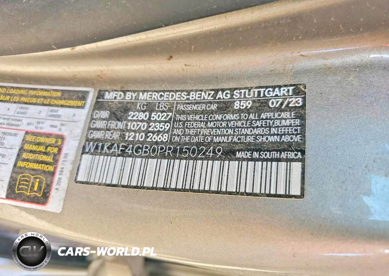 2023 Mercedes-Benz C 300 VIN:W1KAF4GB0PR150249 - 12