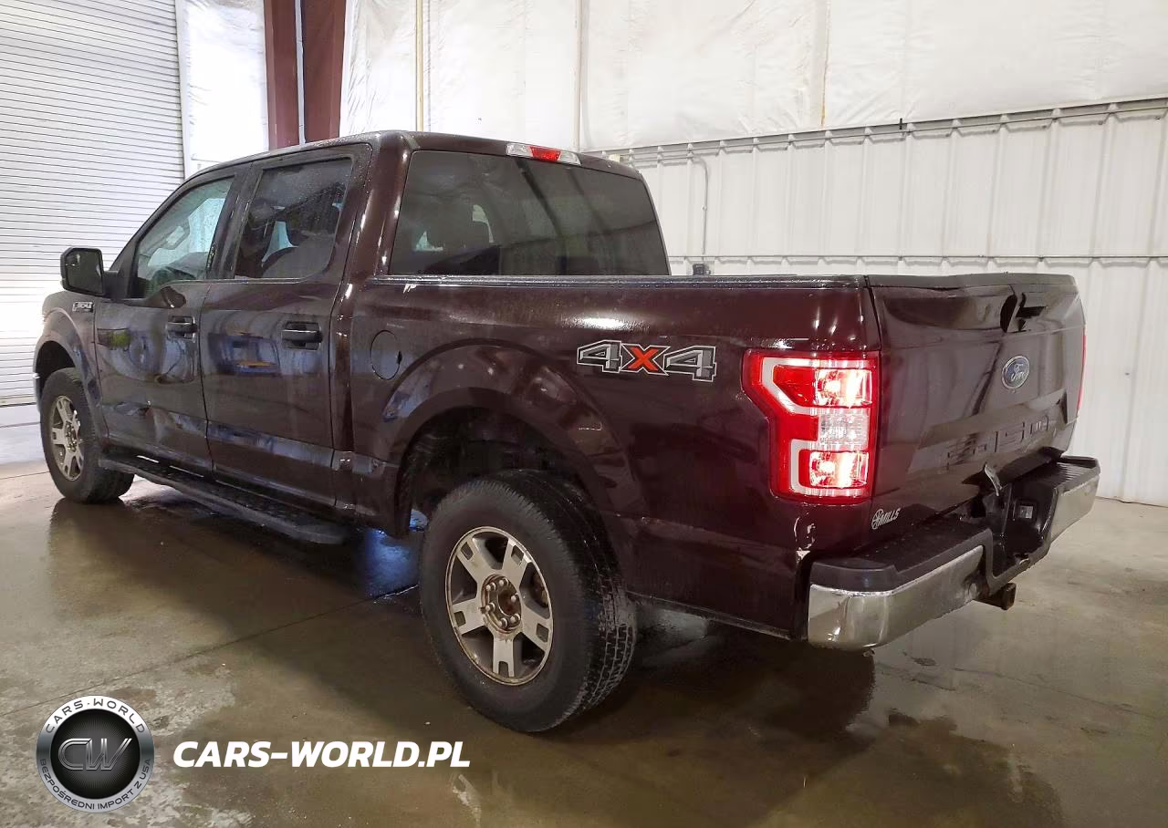 2018 Ford F150 Supercrew VIN:1FTEW1E57JKF43012 - 2