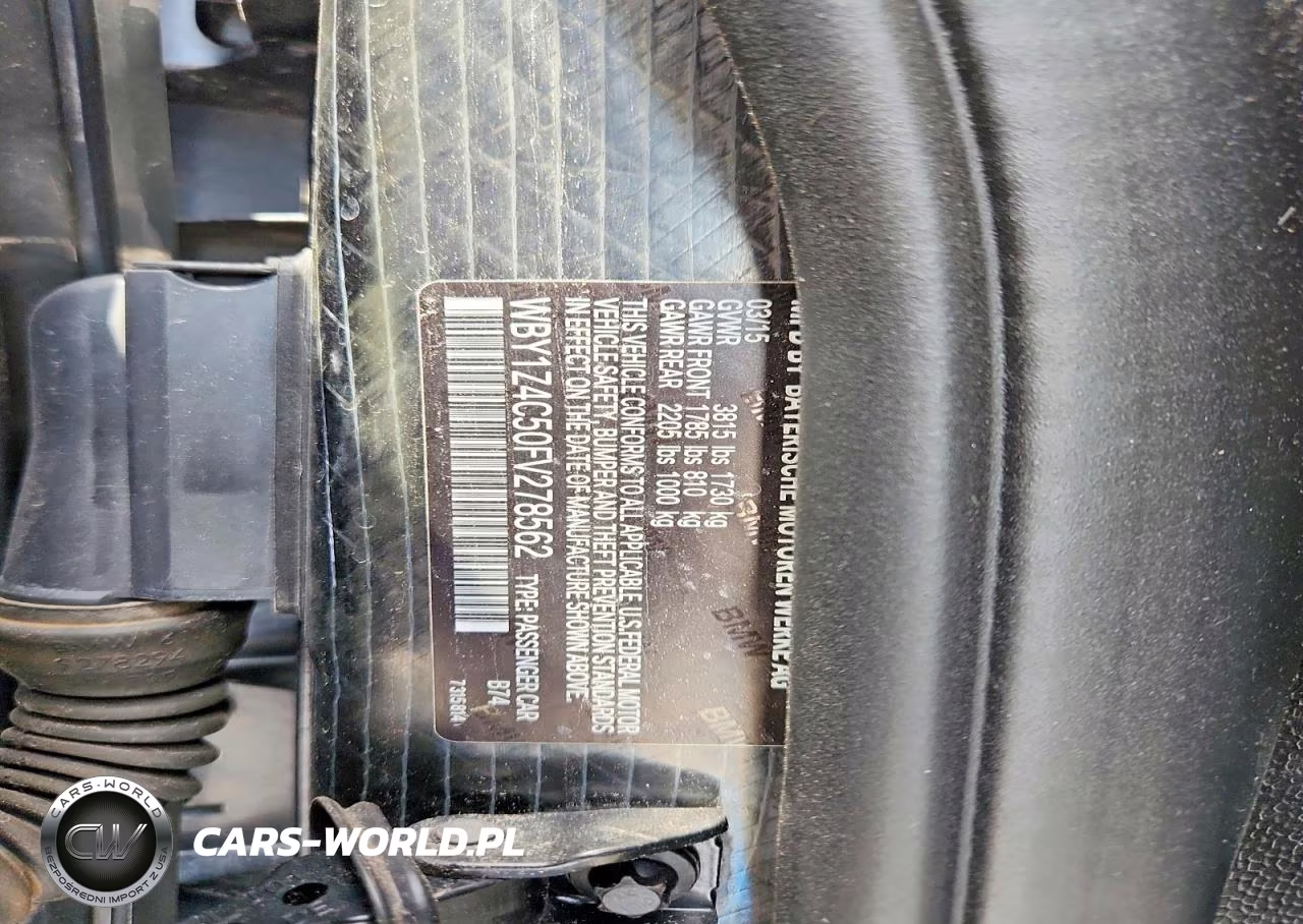 2015 BMW I3 Rex VIN:WBY1Z4C50FV278562 - 12