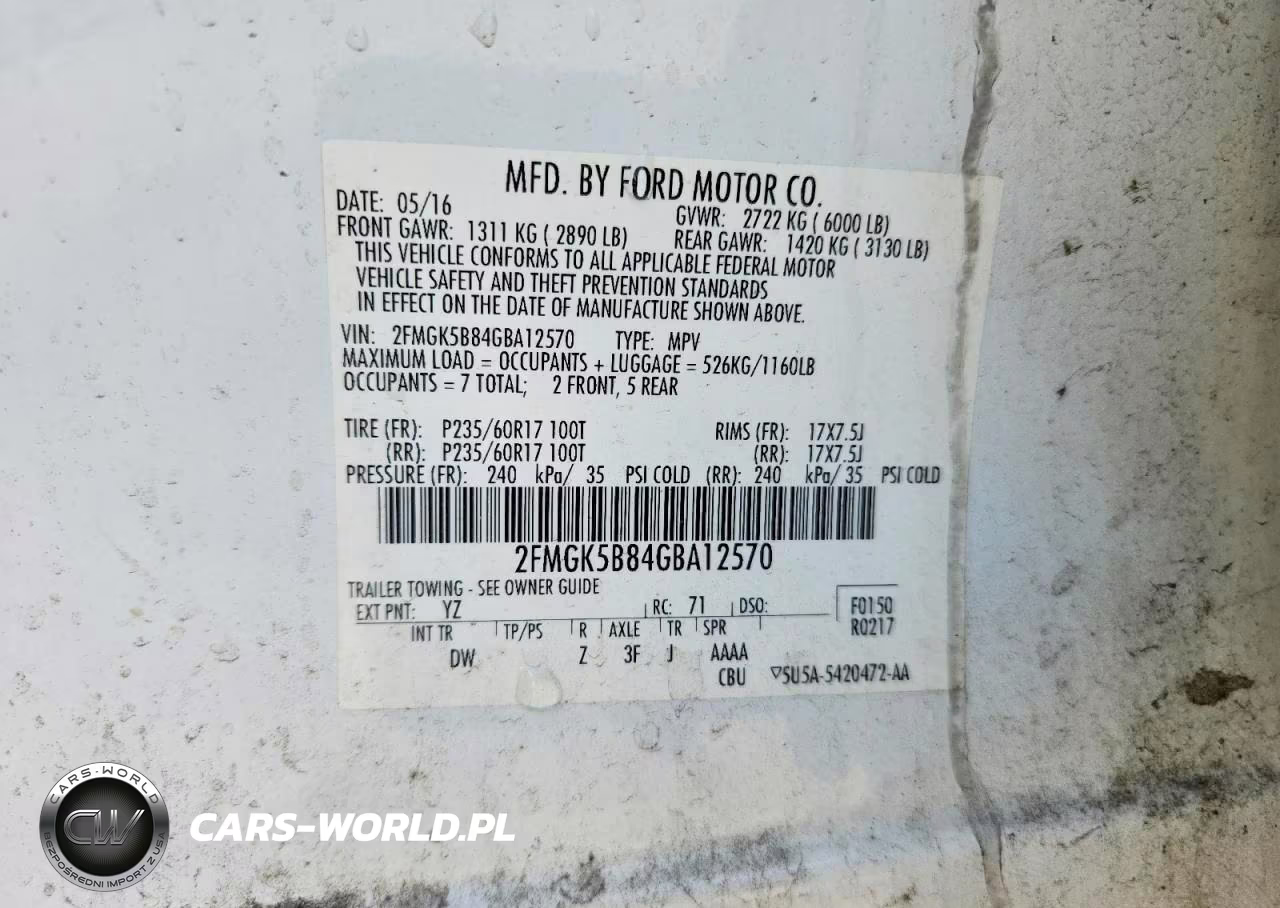 2016 Ford Flex Se VIN:2FMGK5B84GBA12570 - 13