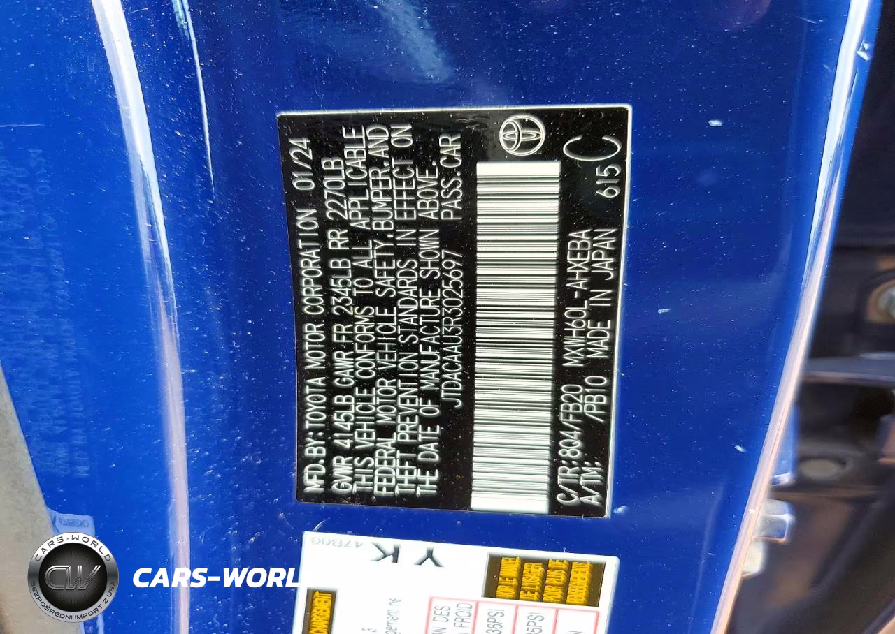 2024 Toyota Prius Le VIN:JTDACAAU3R3025697 - 12