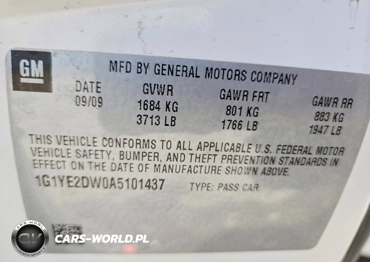 2010 Chevrolet Corvette VIN:1G1YE2DW0A5101437 - 12