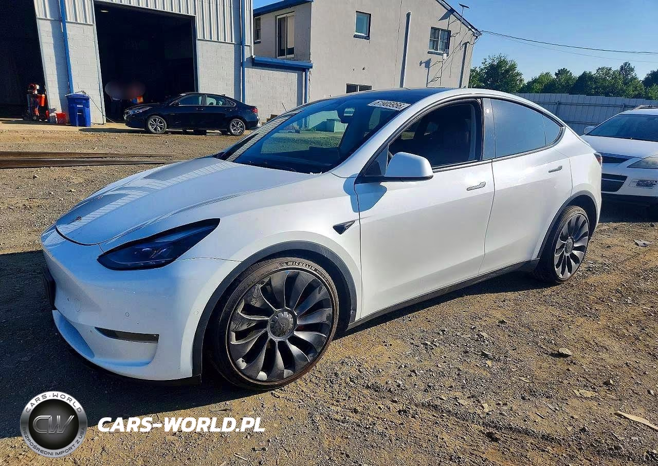 2022 Tesla Model Y VIN:7SAYGDEF9NF377716 - 1