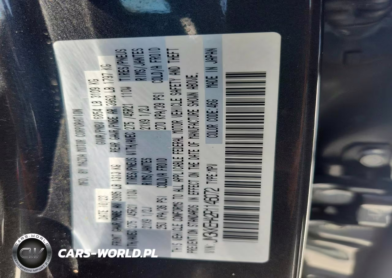 2024 Mazda Cx-90 Premium Plus VIN:JM3KKEHA2R1146072 - 14