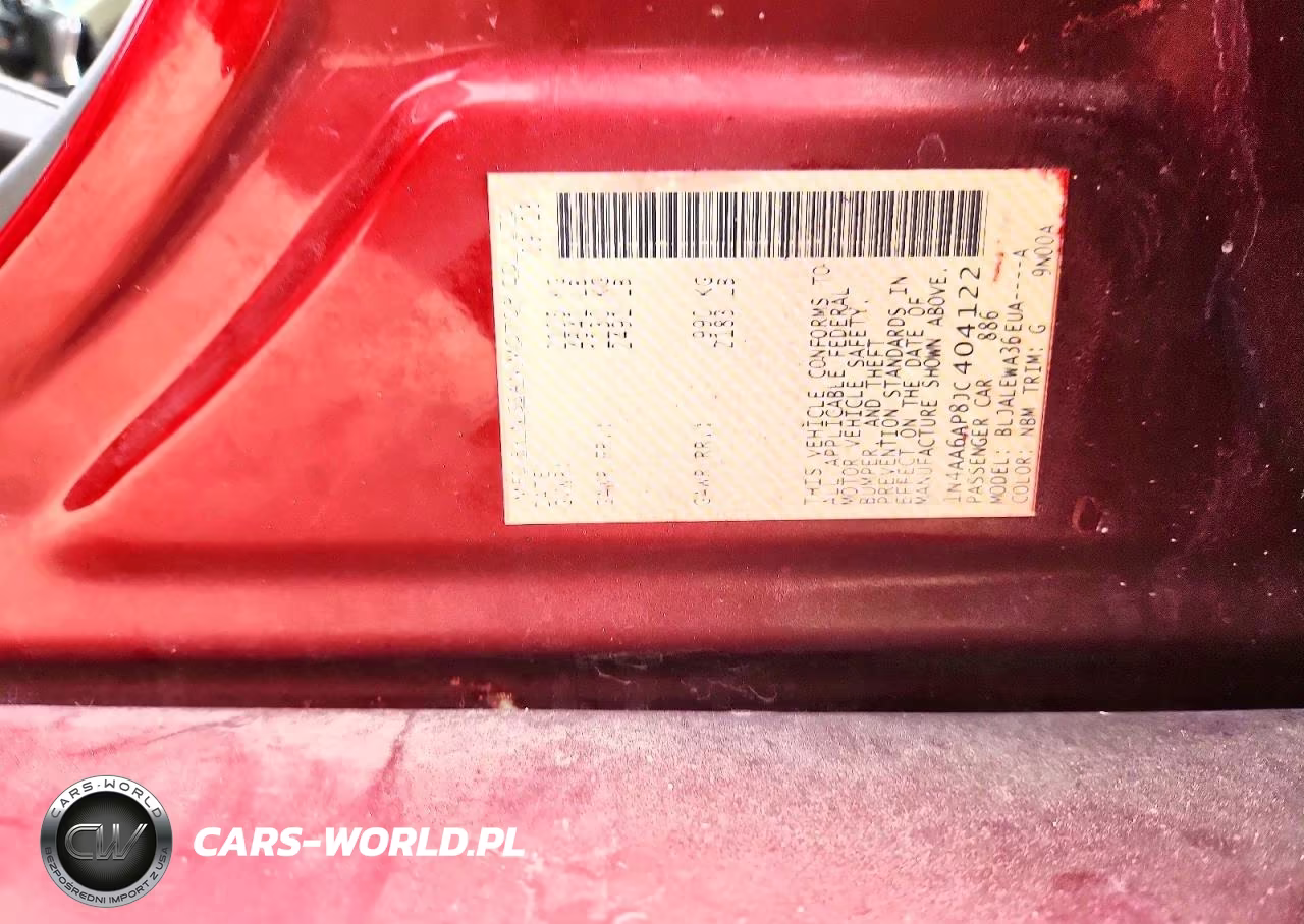 2018 Nissan Maxima 3.5 Sl VIN:1N4AA6AP8JC404122 - 12