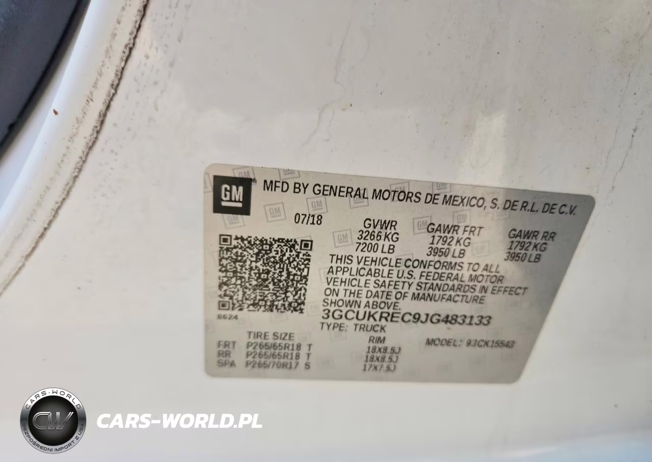 2018 Chevrolet Silverado K1500 Lt VIN:3GCUKREC9JG483133 - 12