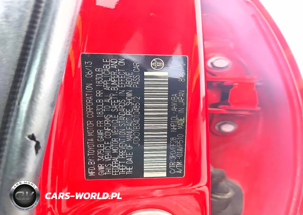 2013 Toyota Prius C Two VIN:JTDKDTB34D1048512 - 13