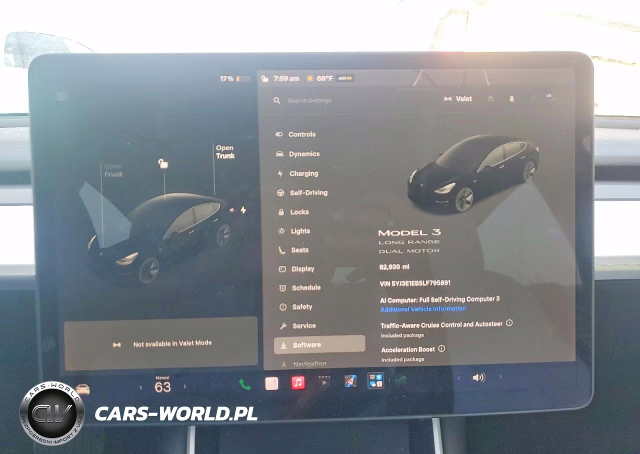 2020 Tesla Model 3 VIN:5YJ3E1EB5LF795891 - 9